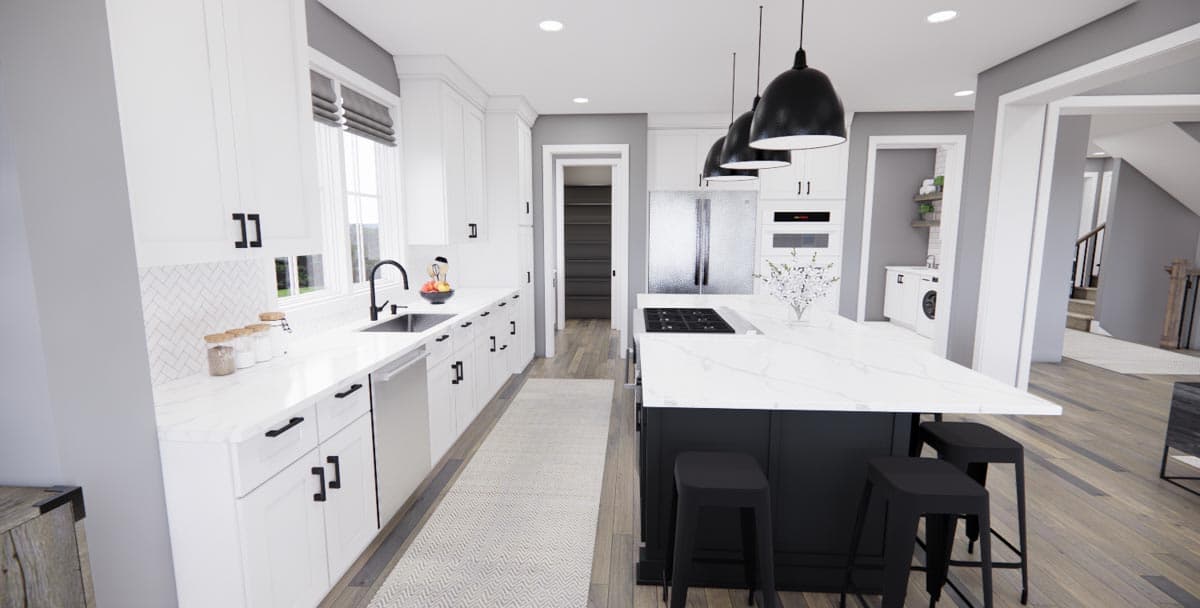 Plan 14781RK: 4 Bed 2 Story Craftsman-Style House Plan Under 3200 Square Feet with 2 Laundry Rooms - Image #14 - Country, Craftsman, Shingle