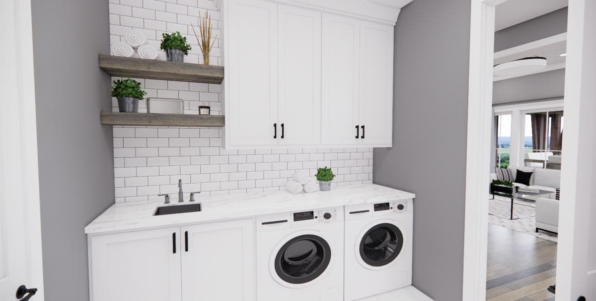 Plan 14781RK: 4 Bed 2 Story Craftsman-Style House Plan Under 3200 Square Feet with 2 Laundry Rooms - Image #21 - Country, Craftsman, Shingle