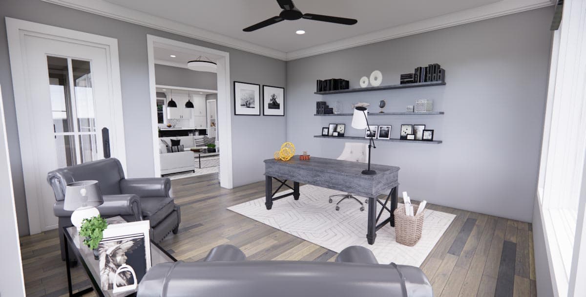 Plan 14781RK: 4 Bed 2 Story Craftsman-Style House Plan Under 3200 Square Feet with 2 Laundry Rooms - Image #23 - Country, Craftsman, Shingle