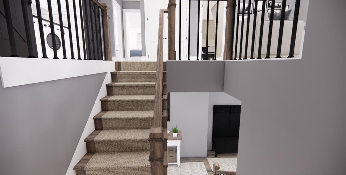 Plan 14781RK: 4 Bed 2 Story Craftsman-Style House Plan Under 3200 Square Feet with 2 Laundry Rooms - Image #31 - Country, Craftsman, Shingle