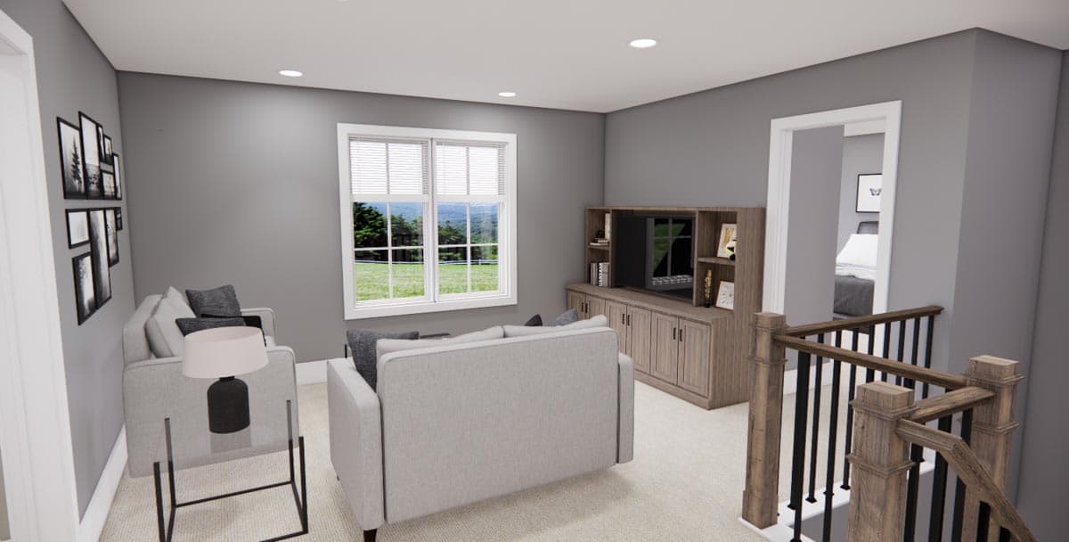 Plan 14781RK: 4 Bed 2 Story Craftsman-Style House Plan Under 3200 Square Feet with 2 Laundry Rooms - Image #32 - Country, Craftsman, Shingle