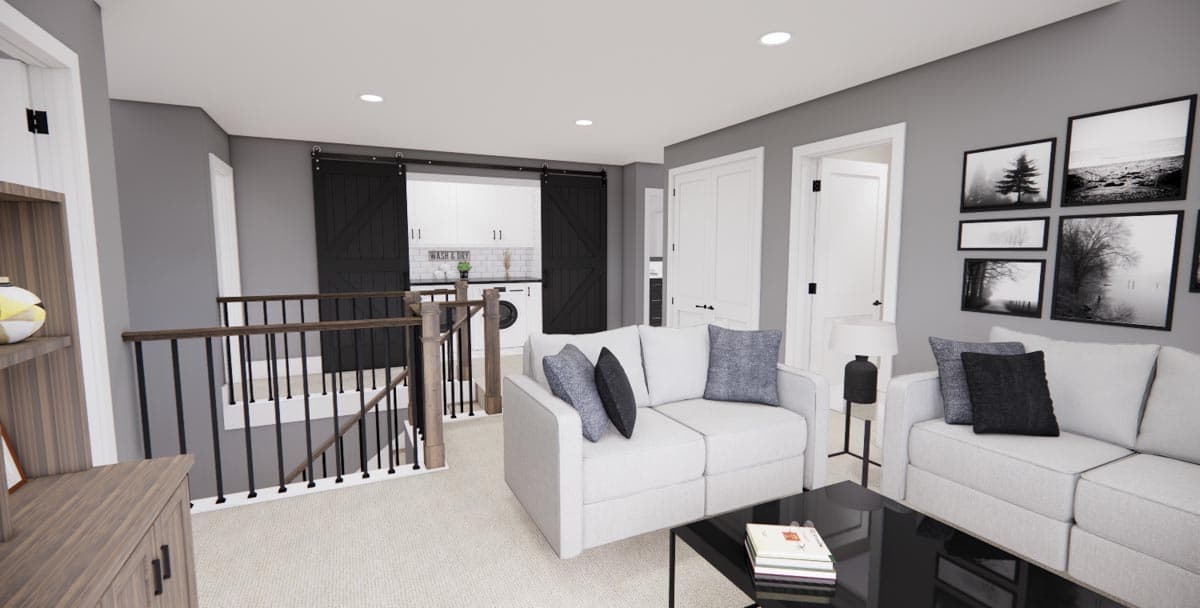 Plan 14781RK: 4 Bed 2 Story Craftsman-Style House Plan Under 3200 Square Feet with 2 Laundry Rooms - Image #33 - Country, Craftsman, Shingle