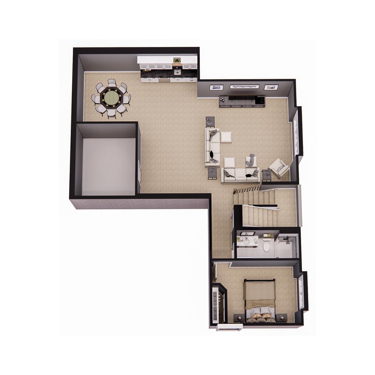 Plan 14782RK: 3047 Square Foot 4 Bed New American House Plan with Upstairs Beds and Laundry - Image #67 - Country, Craftsman, Modern Farmhouse, New American