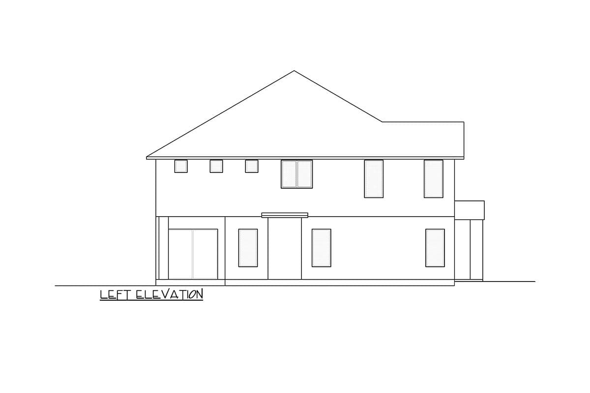 Plan 666222RAF: Contemporary 3539 Square Foot House Plan with 4 Upstairs Bedrooms - Image #6 - Contemporary, Northwest, Transitional