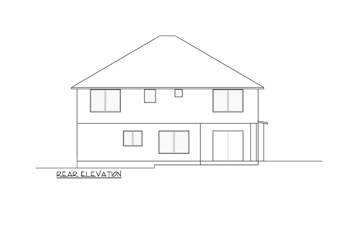 Plan 666222RAF: Contemporary 3539 Square Foot House Plan with 4 Upstairs Bedrooms - Image #7 - Contemporary, Northwest, Transitional