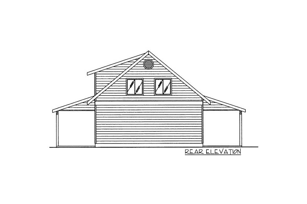 Plan 35443GH: Garage Apartment with Art Studio - Image #4 - Carriage, Cottage, Country, Rustic