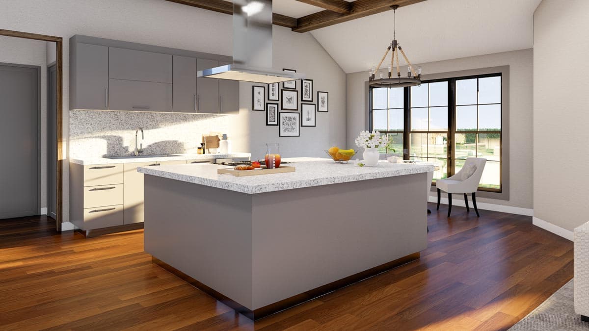 Plan 70853MK: 2076 Square Foot Tuscan-Inspired House Plan with One-Level Living - Architectural Designs - Image #13 - European, Mediterranean, Ranch, Transitional, Tuscan