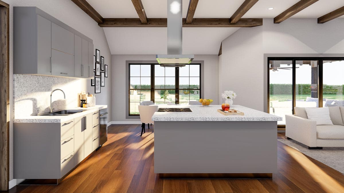 Plan 70853MK: 2076 Square Foot Tuscan-Inspired House Plan with One-Level Living - Architectural Designs - Image #14 - European, Mediterranean, Ranch, Transitional, Tuscan