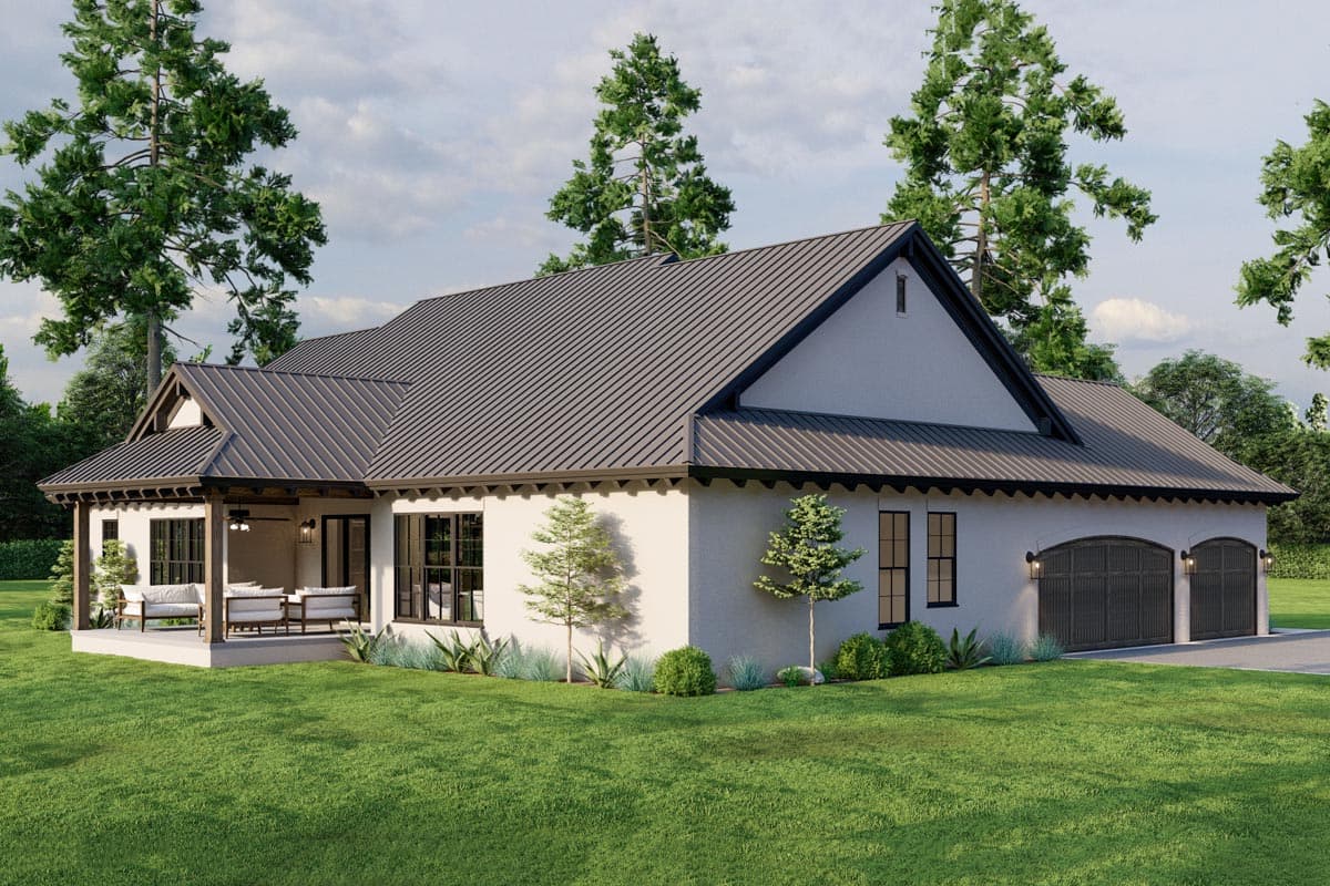 Plan 70853MK: 2076 Square Foot Tuscan-Inspired House Plan with One-Level Living - Architectural Designs - Image #17 - European, Mediterranean, Ranch, Transitional, Tuscan