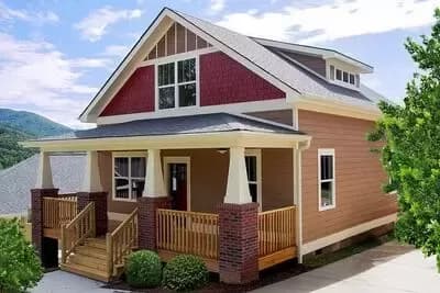 1664 Sq Ft Classic Craftsman Bungalow House Plan with 3-Bedrooms