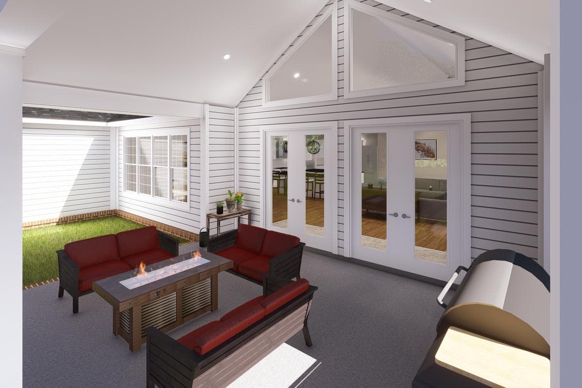 Plan 52329WM: Sprawling Multi-Generational Farmhouse Plan Under 5000 Square Feet - Image #6 - Country, Farmhouse