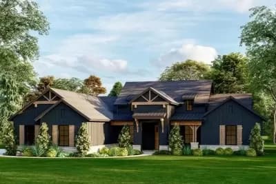 2062 Square Foot Split Bedroom Craftsman House Plan