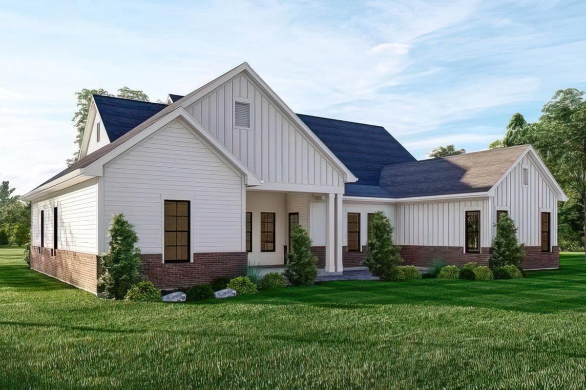 Plan 54039LK: 4 Bed House Plan Giving you 2713 Square Feet of One-Level Living - Image #5 - Country, New American, Traditional