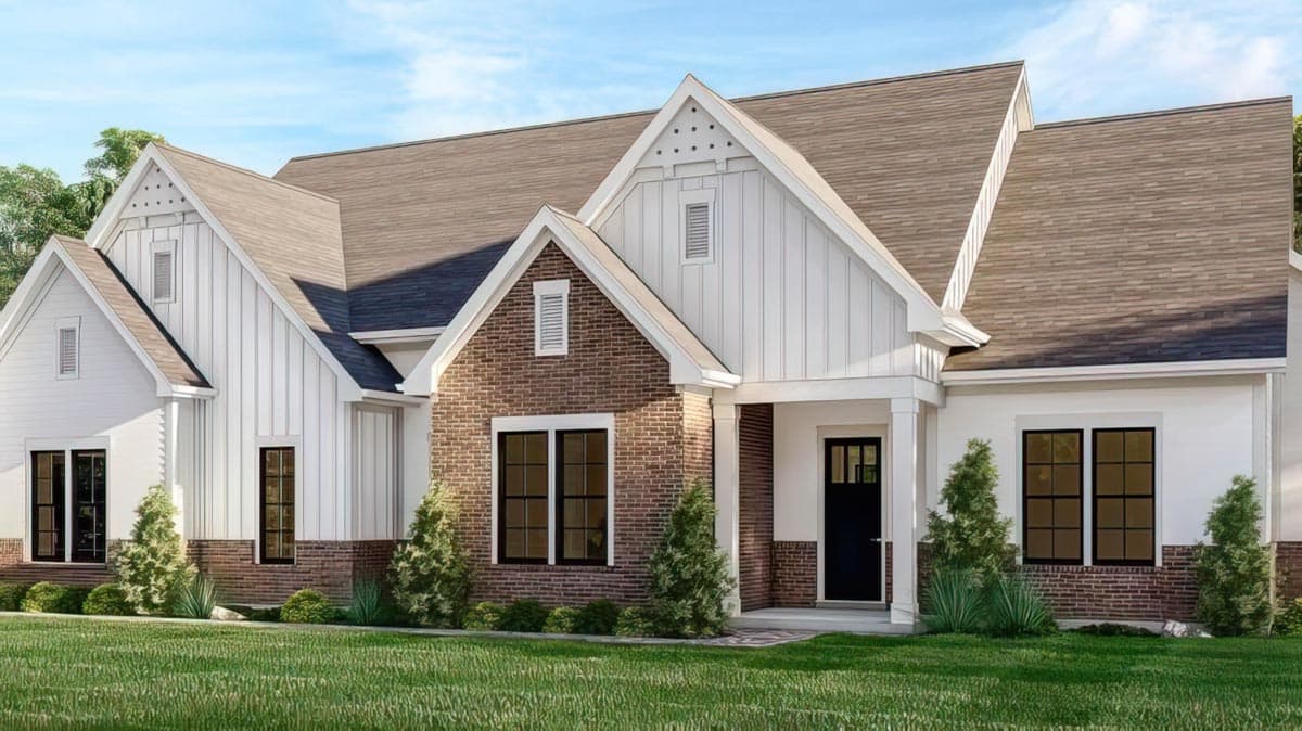 Plan 54039LK: 4 Bed House Plan Giving you 2713 Square Feet of One-Level Living - Image #6 - Country, New American, Traditional