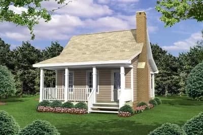 400 Square Foot Cabin with Bunk Room and Fireplace