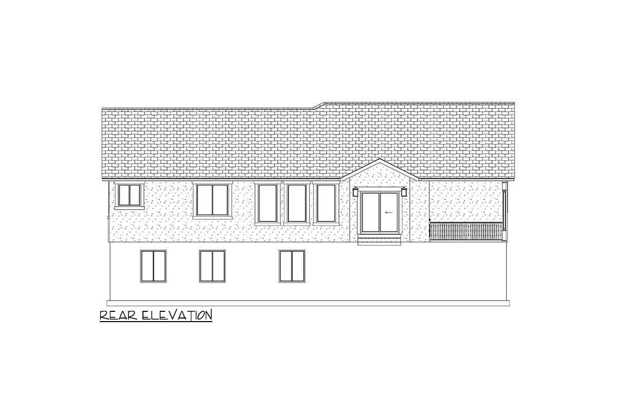 Plan 61452UT: One-Story 1689 Square Foot House Plan with Large Walk-In Pantry and Vaulted Family Room - Image #16