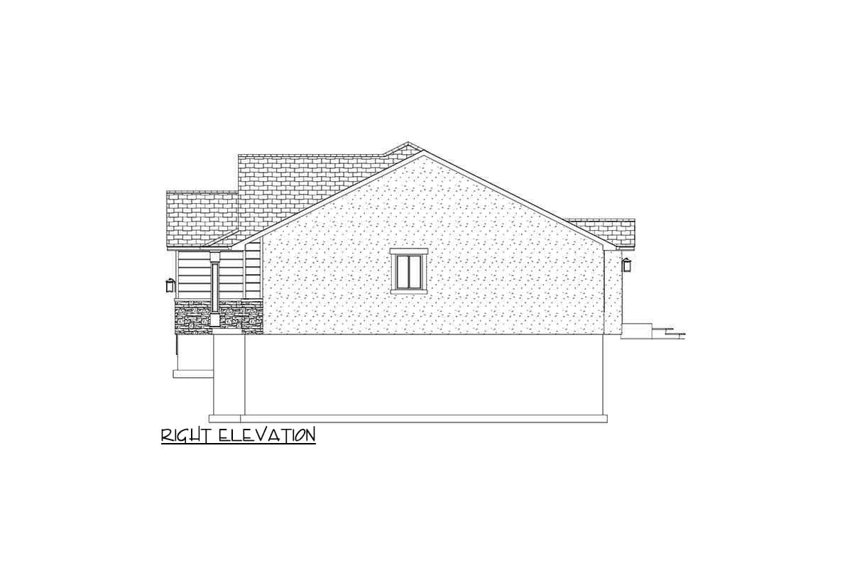 Plan 61452UT: One-Story 1689 Square Foot House Plan with Large Walk-In Pantry and Vaulted Family Room - Image #17
