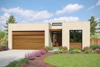 3-Bed Adobe-Style House Plan with Open Concept Living Space - 1743 Sq Ft