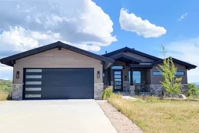 Contemporary Prairie Style House Plan Under 4000 Square Feet with Lower Level Family Room