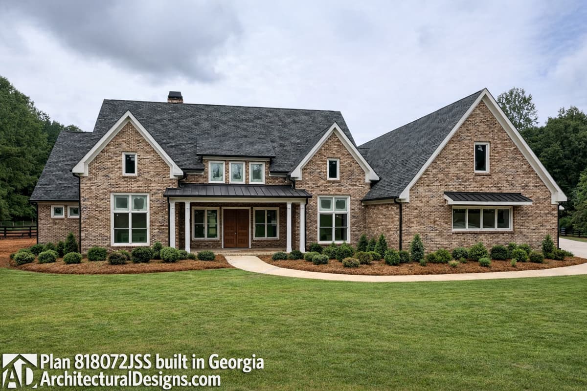 build gallery item - House Plan 818072JSS Comes to Life in Georgia