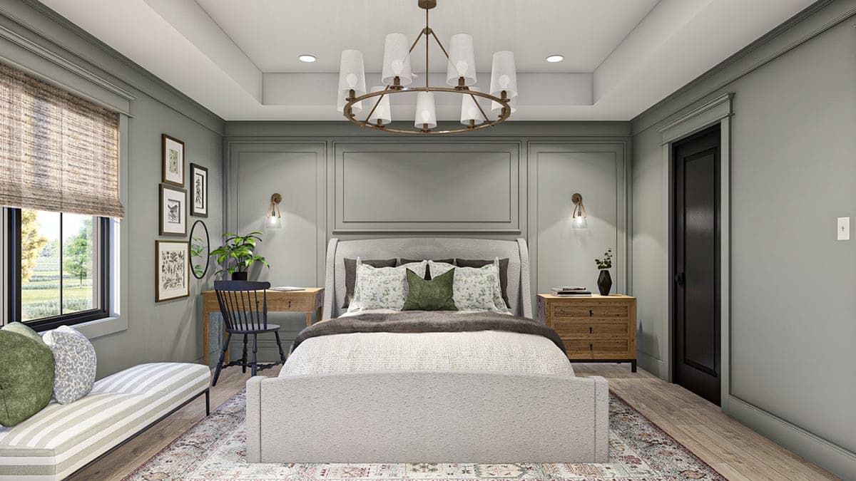 Plan 623276DJ: 30-Foot-Wide House Plan Under 1300 Square Feet with 1-Car Garage - Image #14 - Farmhouse, Modern Farmhouse, New American, Traditional