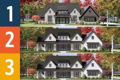 HomeBuilder's ProSpec Pack: 3 Versatile House Plans for Subdivisions & Developments