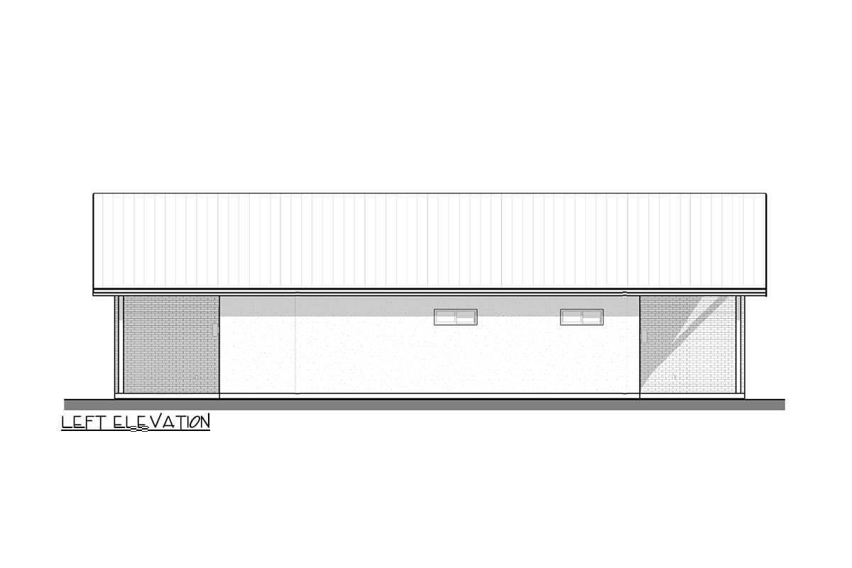 Plan 380008ASH: 1575 Square Foot Contemporary 3 Bed House Plan - Image #4 - Cabin, Cottage, Modern, New American