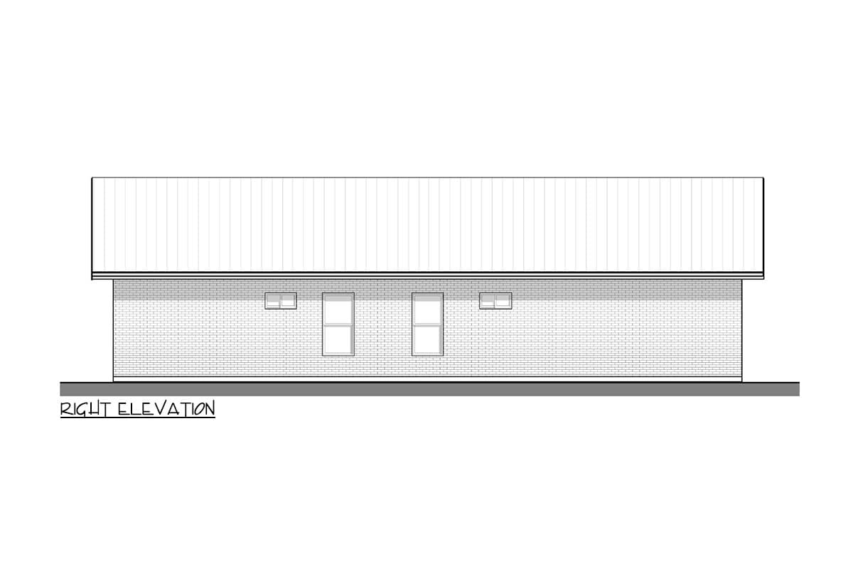 Plan 380008ASH: 1575 Square Foot Contemporary 3 Bed House Plan - Image #6 - Cabin, Cottage, Modern, New American