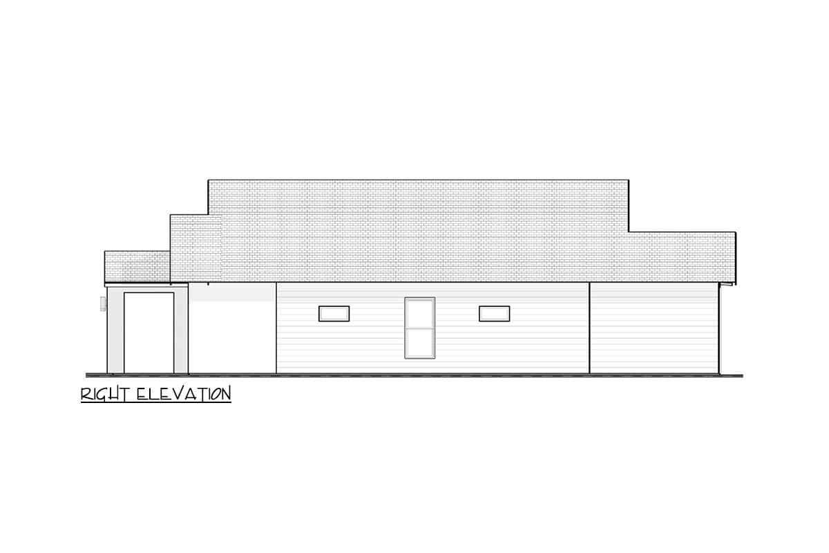 Plan 380009ASH: 1617 Square Foot 3 Bed Contemporary Cottage with Tray Ceiling in Living Room - Image #9 - Contemporary, Cottage, New American