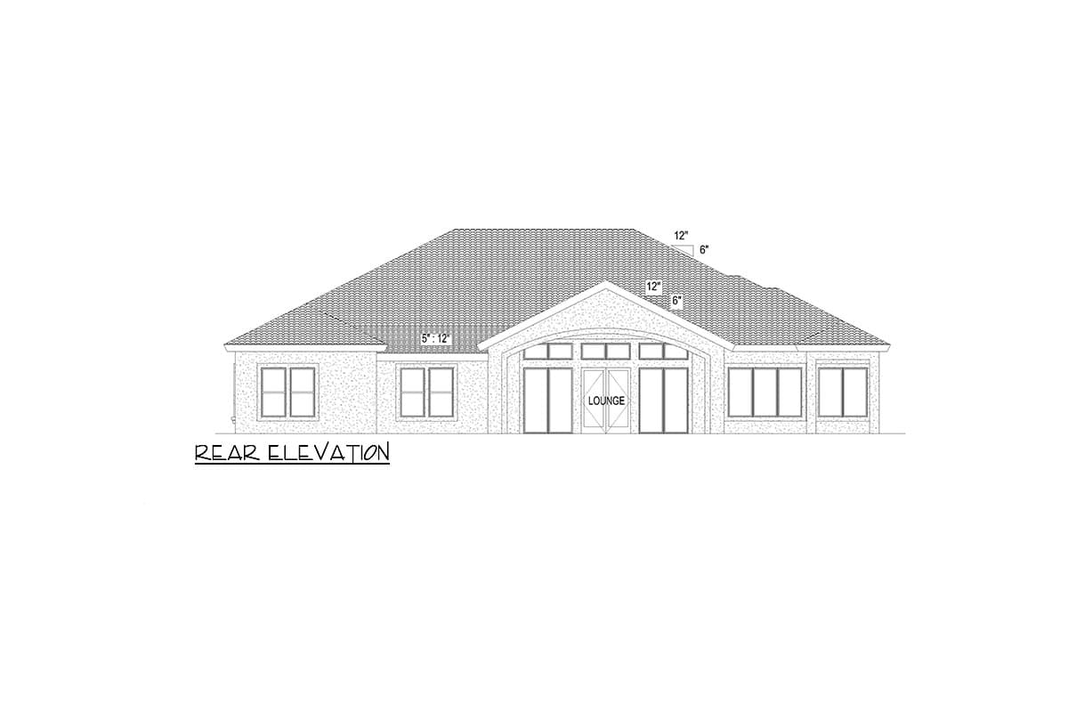 Plan 36692TX: Contemporary Tuscan Inspired House Plan - 3975 Sq Ft - Image #4 - European, Spanish, Transitional, Tuscan