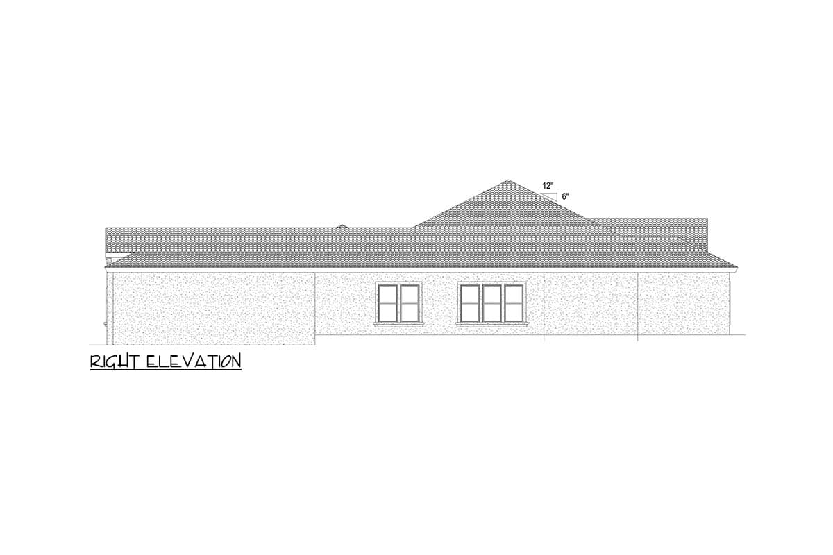 Plan 36692TX: Contemporary Tuscan Inspired House Plan - 3975 Sq Ft - Image #5 - European, Spanish, Transitional, Tuscan