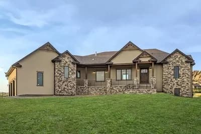 Mountain Craftsman House Plan Under 4500 Square Feet with Finished Lower Level