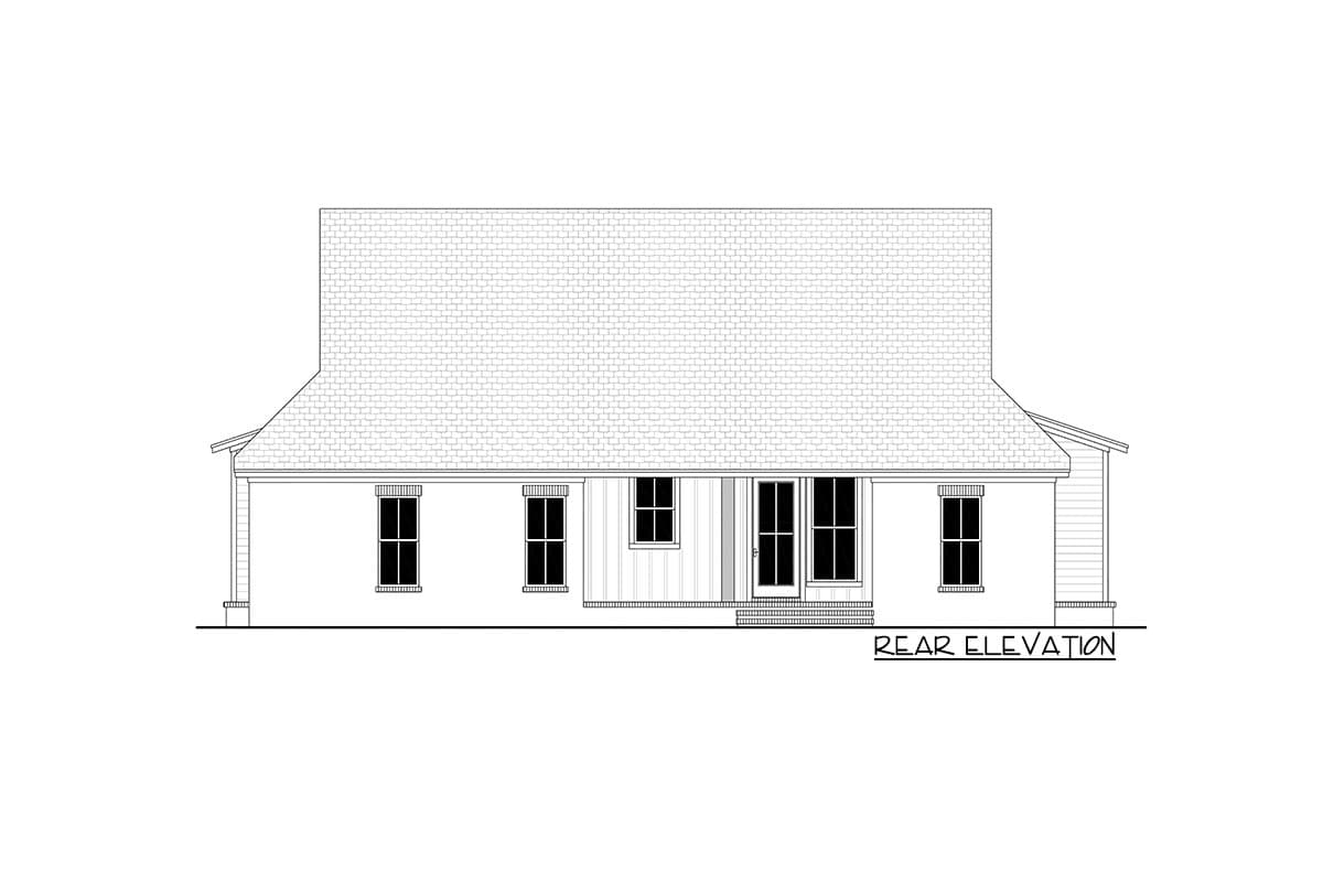 Plan 51947HZ: Transitional 4-Bedroom Modern Farmhouse with Vaulted Master Suite - 1800 Sq Ft - Image #5 - Cottage, Country, Modern Farmhouse, New American, Transitional