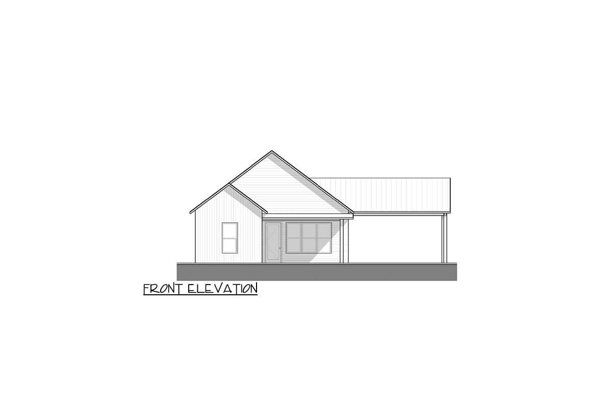 Plan 380010ASH: 50-Foot-Wide 1720 Square Foot House Plan with 2-Sided Fireplace - Image #6