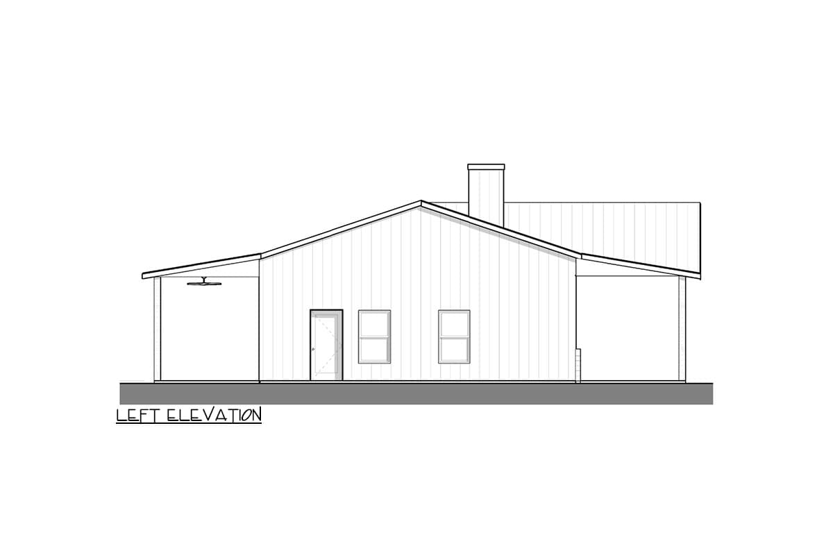 Plan 380011ASH: 1800 Square Foot Rustic Mountain Ranch House Plan with 1200 Square Feet of Covered Porches - Image #6 - Country, Ranch, Rustic