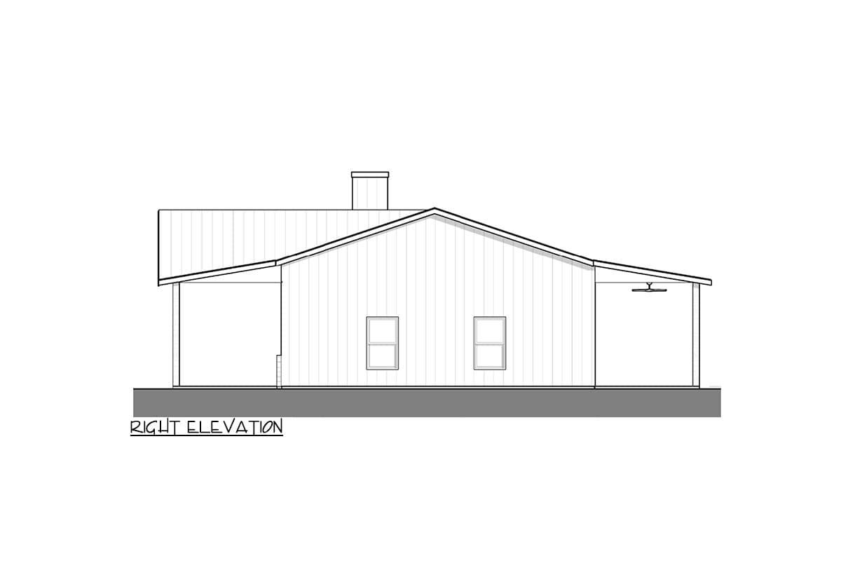 Plan 380011ASH: 1800 Square Foot Rustic Mountain Ranch House Plan with 1200 Square Feet of Covered Porches - Image #8 - Country, Ranch, Rustic