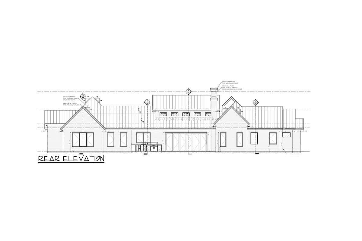 Plan 430086LY: Contemporary Hill Country House Plan Under 3600 Square Feet with 12-Foot-Deep Back Porch - Image #6 - Contemporary, Hill Country, Modern Farmhouse, Transitional