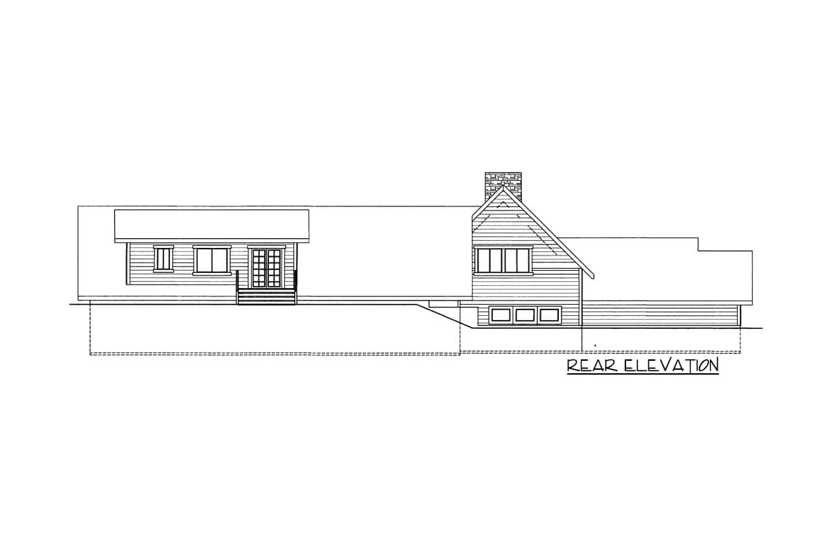 Plan 35498GH: Mountain House Plan with Octagonal Dining Room - Image #7 - Craftsman, Mountain, Northwest, Rustic, Vacation