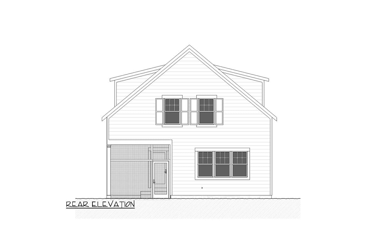 Plan 970125VC: 2000 Square Foot 3-Bedroom Cape Cod House Plan with Basement Expansion and a Detached Garage - Image #5