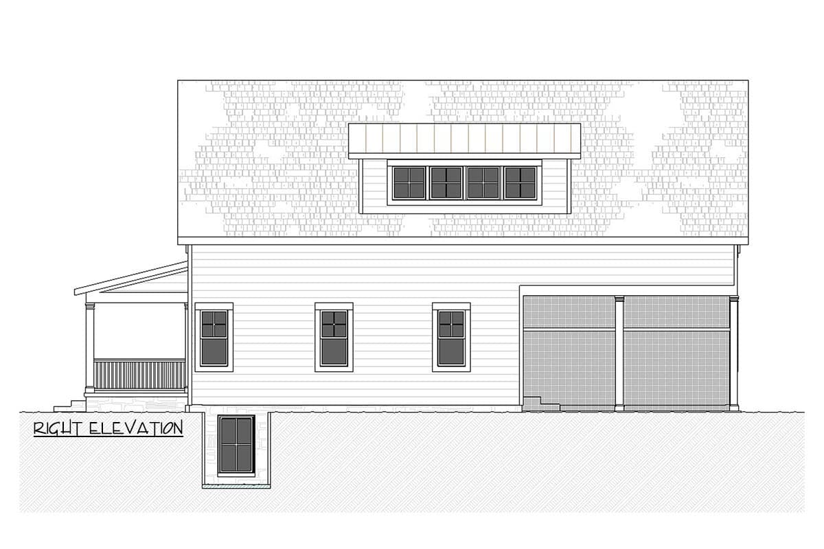 Plan 970125VC: 2000 Square Foot 3-Bedroom Cape Cod House Plan with Basement Expansion and a Detached Garage - Image #6