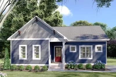 Three Bed House Plan with Timeless Curb Appeal Under 1700 Square Feet