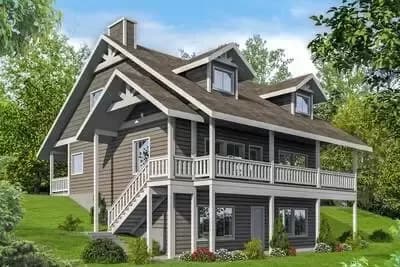Porches Front and Back