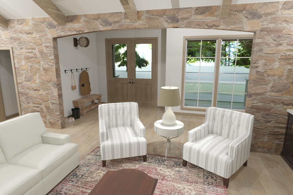 Plan 400017FTY: Exclusive 3-Bed Craftsman House Plan with Bonus Room and Outdoor Shower - Image #18 - Country, Craftsman, New American