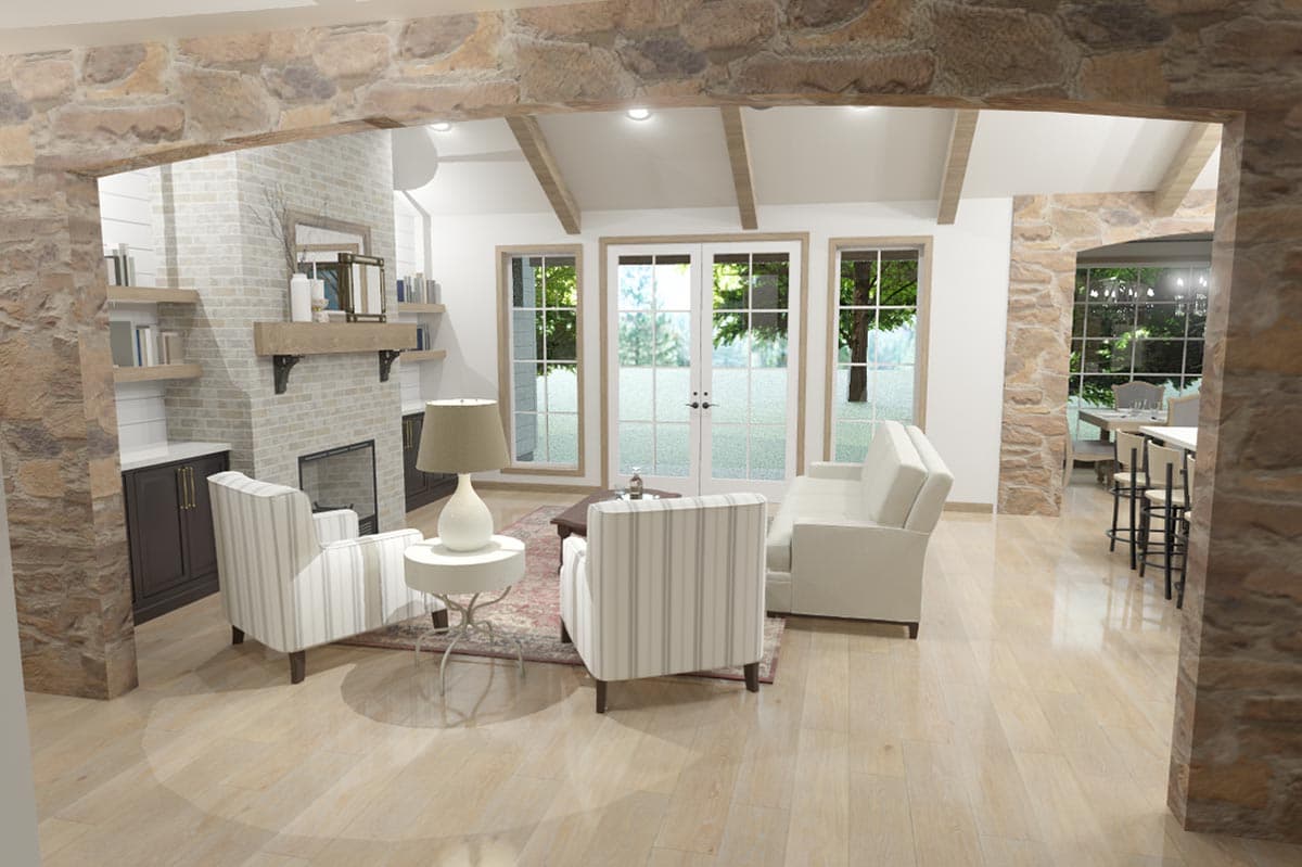 Plan 400017FTY: Exclusive 3-Bed Craftsman House Plan with Bonus Room and Outdoor Shower - Image #32 - Country, Craftsman, New American