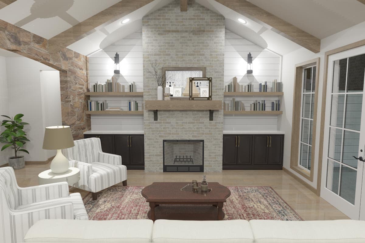 Plan 400017FTY: Exclusive 3-Bed Craftsman House Plan with Bonus Room and Outdoor Shower - Image #36 - Country, Craftsman, New American