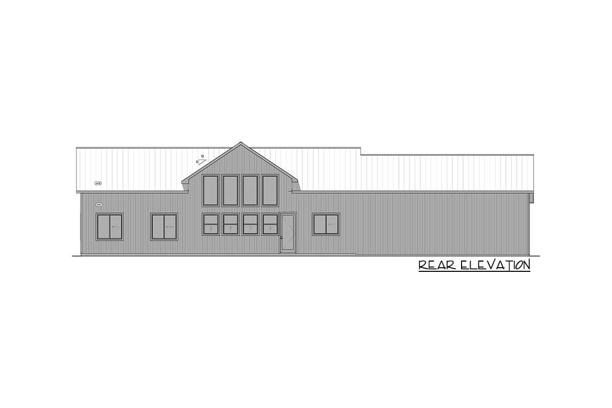 Plan 400019FTY: ADA Accessible 5-Bed Barndominium Style House Plan with RV Garage Bay - Image #13 - Barndominium, Country, Modern, Transitional