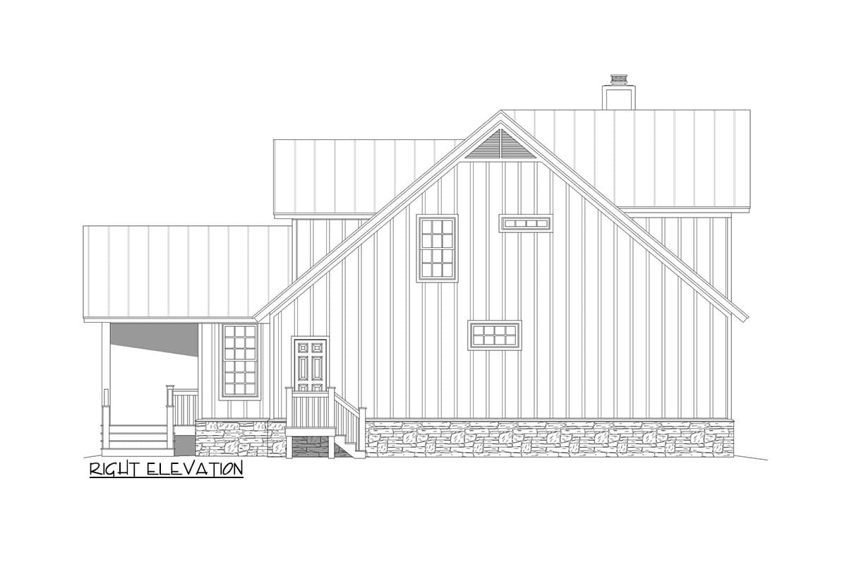 Plan 680190VR: 1900 Square Foot Country House Plan with Two Master Suites and a Loft - Image #5 - Country, Craftsman, Traditional