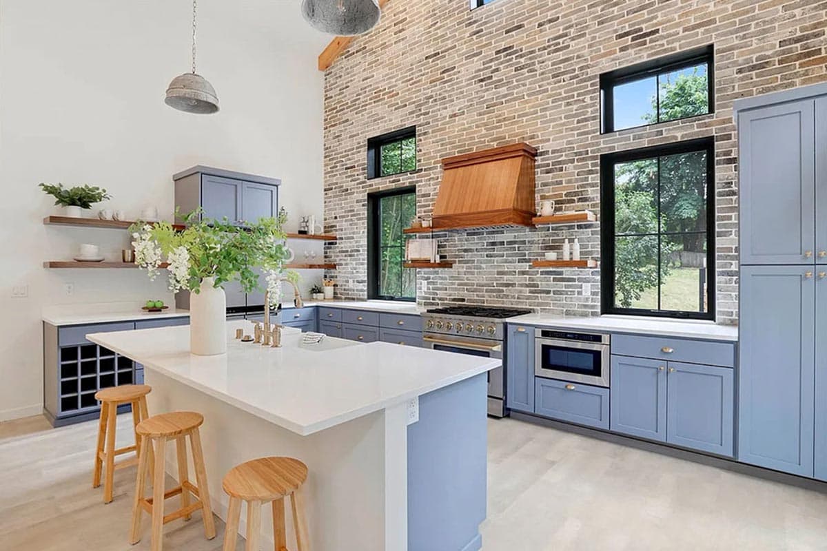 Plan 23386JD: 1200 Square Foot New American ADU with 2-Story Open Living Space Plus Loft - Image #7 - Cottage, Country, New American