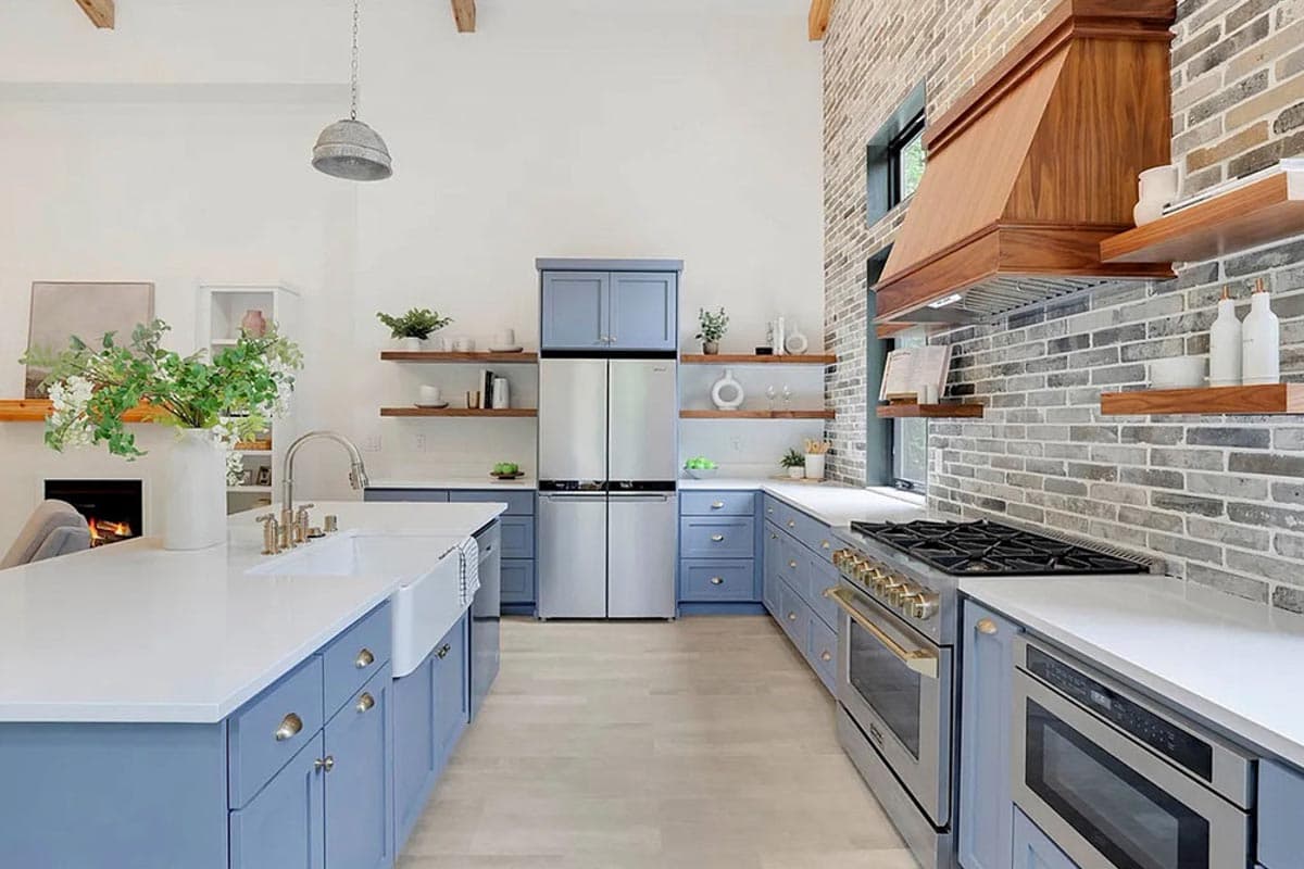 Plan 23386JD: 1200 Square Foot New American ADU with 2-Story Open Living Space Plus Loft - Image #8 - Cottage, Country, New American