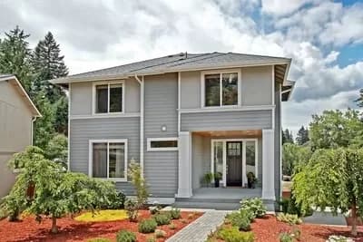 5 Bed Cotemporary Northwest-Inspired House Plan with 2-Car Drive Under Garage